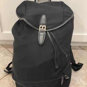 Bally large blackk backpack